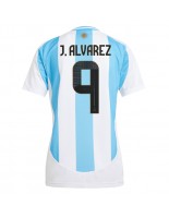 Argentina Julian Alvarez #9 Hjemmedrakt Dame Copa America 2024 Korte ermer